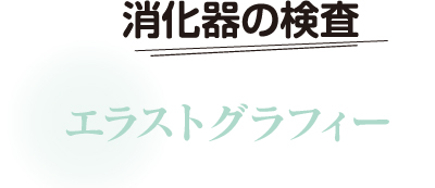 消化器の検査　エラストグラフィー