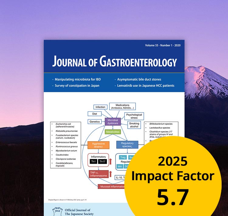  Journal of Gastroenterology 2025 Impact Factor 5.7